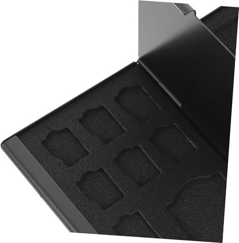 Balacoo Memory Card Holder Case with Anti-Static Protection Black Pp Memory Card Storage Box Portable Organizer for Photographers and Travelers in Saudi Arabia