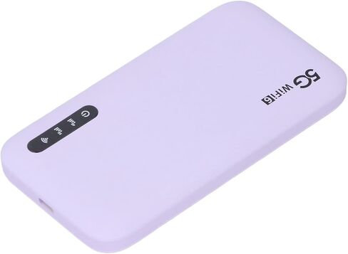 aqxreight 5G Mobile Hotspot WiFi6 Travel High Speed ​​Hotspot Router مع فتحة لبطاقة SIM يدعم 16 جهازًا ببطارية 6100 مللي أمبير في الساعة في وقت واحد 5G Mobile HotspotPortable HotspotTravel in Saudi Arabia