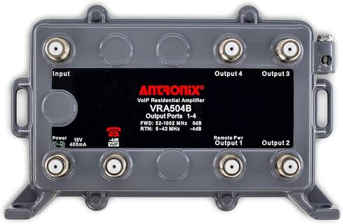 SatelliteSale Antronix VRA904B/ACP 75Ohm VoIP مضخم صوت سكني متكامل 8+1P Kit in Saudi Arabia