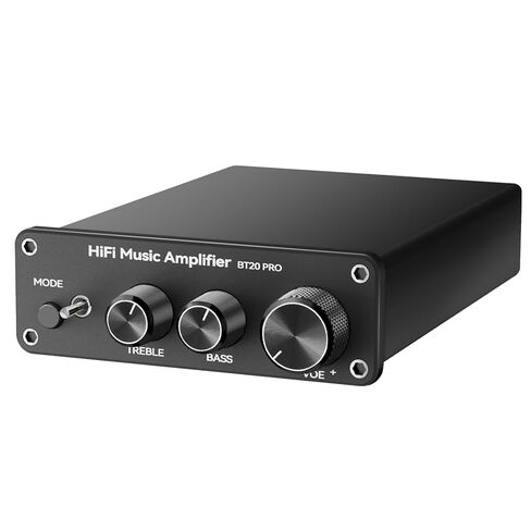 BT20A Pro Stereo Amplifier, 300W x2 Mini Class D Amp Receiver, 2 Channel Home Audio Component Amplifiers for Passive Speakers, for Indoor/Outdoor/Garage/Ceiling/Bookshelf Speaker in Saudi Arabia