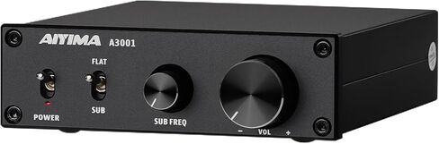 AIYIMA A07 Pro TPA3255 مضخم صوت ستيريو بلوتوث 5.2 300Wx2 2.0/2.1 HiFi Class D Amp وAIYIMA A3001 Mini Mono Amp 300W مضخم صوت in Saudi Arabia