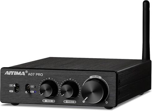 AIYIMA A07 Pro TPA3255 مضخم صوت ستيريو بلوتوث 5.2 300Wx2 2.0/2.1 HiFi Class D Amp وAIYIMA A3001 Mini Mono Amp 300W مضخم صوت in Saudi Arabia