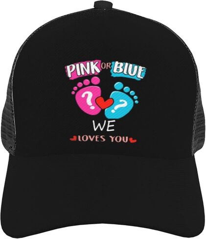 Gender Reveal Party Decorations,Baby Shower Trucker Adjustable hat,Boy or Girl Pregnancy Announcement Gifts idea in Saudi Arabia