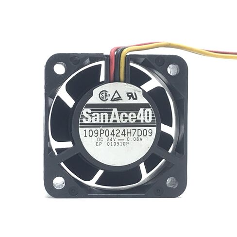 109P0424G302 3-Wire DC24V 0.19A 4.56W 40x40x28mm مروحة تبريد in Kuwait