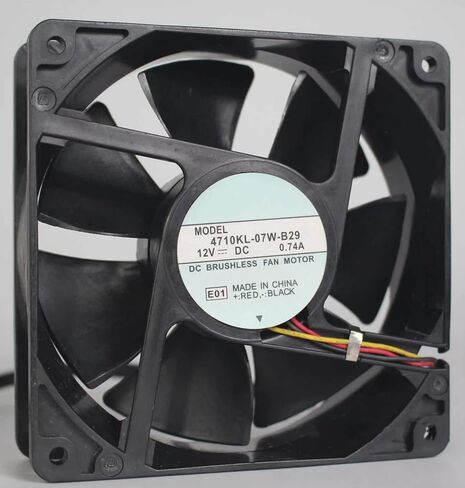 4710KL-07W-B29 3-Wire DC48V 0.09A 4.32W 120x120x25mm مروحة تبريد in Kuwait