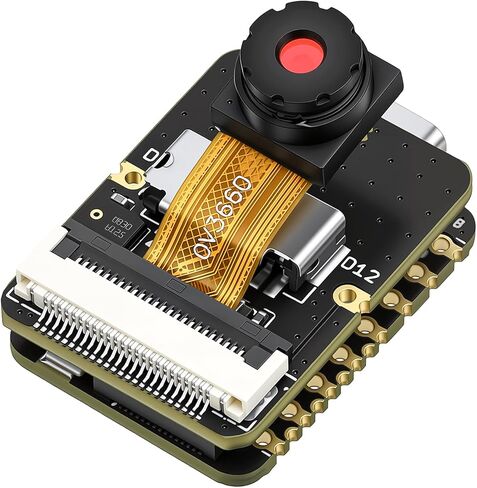 W11 ESP32S3 Mini Module Sense Kit ESP32 OV3660 Cam معالج ثنائي النواة، فلاش 16 ميجابايت 8 ميجابايت PSRAM متعدد الوظائف GPIO Pins واجهة غنية مستشعر درجة الحرارة على اللوحة، للمنازل الذكية، IoT إلخ in Kuwait