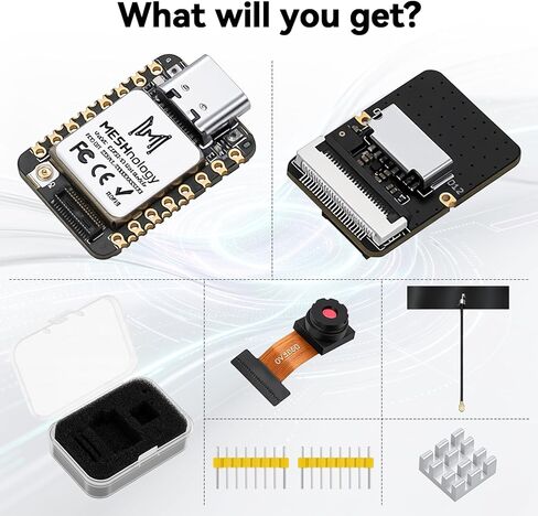 W11 ESP32S3 Mini Module Sense Kit ESP32 OV3660 Cam معالج ثنائي النواة، فلاش 16 ميجابايت 8 ميجابايت PSRAM متعدد الوظائف GPIO Pins واجهة غنية مستشعر درجة الحرارة على اللوحة، للمنازل الذكية، IoT إلخ in Kuwait