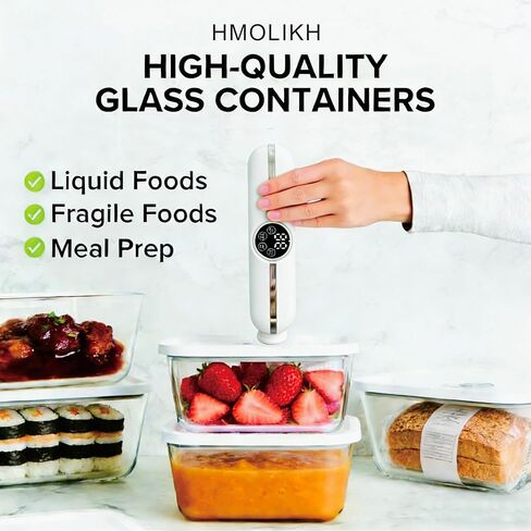 3-in-1 Handheld Vacuum Sealer Machine for Bags & Jars, Food Grade Vacuum Sealer with 10 Food-Safe Bags, Also Suitable for Inflating Swim Rings and Balls(White) in Saudi Arabia