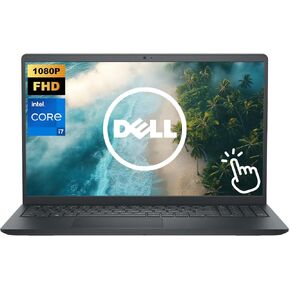 كمبيوتر محمول بشاشة لمس FHD مقاس 15.6 بوصة من Dell، وذاكرة وصول عشوائي 32 جيجابايت وتخزين 2.5 تيرابايت (2 تيرابايت SSD+512 جيجابايت خارجي)، ومعالج Intel Core i7-1355U 10-Core، وقارئ بطاقة SD، ونظام التشغيل Windows 11، أسود كربوني in Kuwait