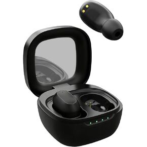 Wireless Earbuds, Bluetooth 5.3 Headphones with Semi-Transparent Case, 30H Playback LED Power Display, IP54 Waterproof in-Ear Ear buds Built in Mics, Clear Calls Earphones for Sports Workout, Black in Saudi Arabia