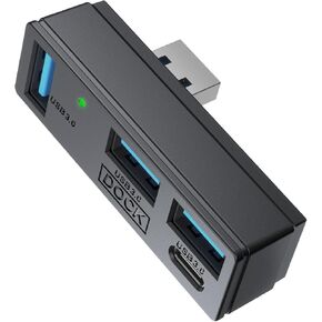 4-in-1 USB 3.0 Hub with 3 USB Ports and a Type-C Port, Portable USB Adapter Mini Multiport Expander Compatible with P5, PC, Steam Machines,Mac,Desktop,Laptop, Air, iPad,Printer and More in Kuwait
