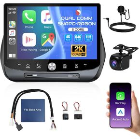 11.5" 8Core Qual-comm Chip Car Radio Stereo for Chevy Camaro 2016-2018 with 2K Touchscreen & DSP&Radio Integrated Chip, 48-Band EQ DSP 1080P Backup Camera (8Core 4G+64G(Fits Bose Amp)) in Saudi Arabia
