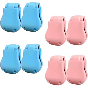8-Piece Multifunctional Telescopic Rod Clip - Auto Fixed Fishing Pole Holder with Elastic Strap for Various Size Poles in Saudi Arabia