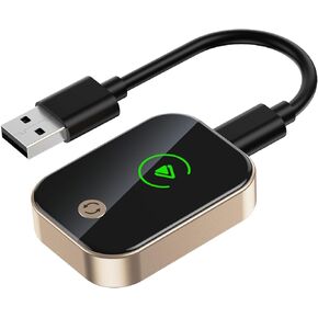2026 Wireless Carplay Adapter for iPhone,Convert Wired to Wireless with One Click Multi Device Switch,Auto-Connect,No Delay for Cars 2018+ with Built-in Carplay in Saudi Arabia