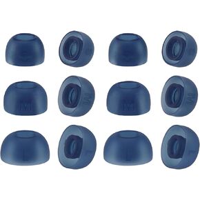 أطراف أذن بديلة متوافقة مع سماعات JBL Tune Buds، أطراف أذن من السيليكون الناعم مع صندوق تخزين محمول (6، أسود شفاف، S/M/L) in Kuwait