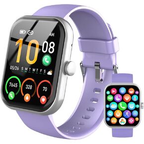 2026 Smart Watch for Men Women (Answer/Make Call), 1.96" HD Fitness Tracker Running Watch,IP68 Waterproof,Pedometer, Sleep/Step/Activity/Heart Rate Monitor,110+ Sport Mode Smartwatch for Android Phone in Saudi Arabia