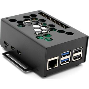 KKSB Raspberry Pi 5 M.2 Industrial Case – Steel Enclosure Compatible with NVMe & AI Hats, Official Raspberry Pi Cooler, VESA 75 in Kuwait
