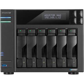 Asustor Lockerstor 6 Gen2 AS6706T مع 2 × 4 تيرابايت SSD (WDS400T4B0E) - 6 Bay NAS، وحدة المعالجة المركزية رباعية النواة 2.0 جيجا هرتز، 4X M.2 NVMe فتحات، 2.5 جيجا بايت مزدوجة، قابلة للترقية إلى 10 جيجا بايت، ذاكرة الوصول العشوائي DDR4 سعة 8 جيجا بايت، وحد in Kuwait