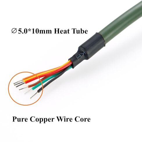USB إلى RS232 سلك نهاية كابل تسلسلي FTDI FT232R USB COM منفذ سلك عاري متوافق مع USB-RS232-WE لنظام التشغيل Windows وLinux وmacOS وAndroid (1.8M/5.91FT) in Kuwait