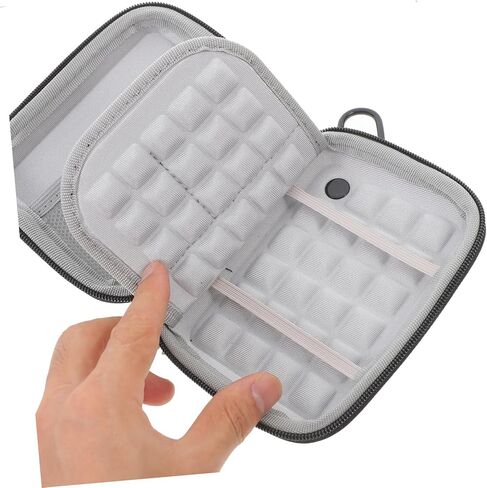 TEHAUX 1set Portable External Hard Drive Case Compact Storage Organizer for Data Cables and Earphones Travel-friendly Design for Monitor Accessories in Saudi Arabia