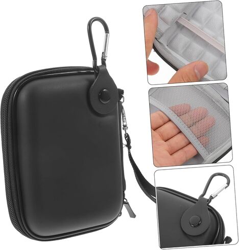 TEHAUX 1set Portable External Hard Drive Case Compact Storage Organizer for Data Cables and Earphones Travel-friendly Design for Monitor Accessories in Saudi Arabia