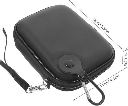 TEHAUX 1set Portable External Hard Drive Case Compact Storage Organizer for Data Cables and Earphones Travel-friendly Design for Monitor Accessories in Saudi Arabia