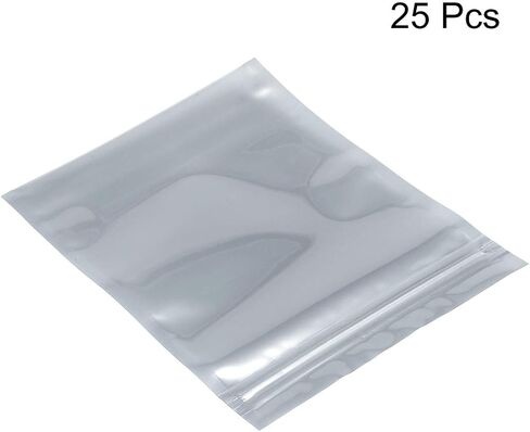 Anti Static Resealable Shielding Bag, 120x150mm/5x6 inch, Protective Antistatic Bag, for Store HDD SSD Laptop Hard Drives Memory Card, Electronic Devices, 25pcs in Saudi Arabia
