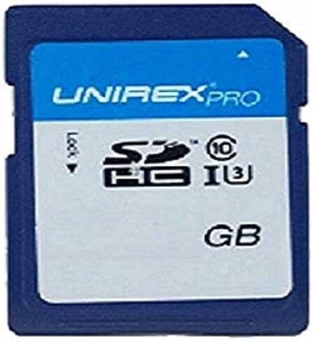 Unirex UFF-364S Full Size SD Card, Works With Any Product with SD Card Slot, 64GB, UHS-I U3 in Saudi Arabia
