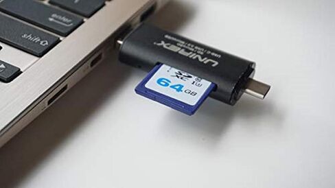 Unirex UFF-364S Full Size SD Card, Works With Any Product with SD Card Slot, 64GB, UHS-I U3 in Saudi Arabia