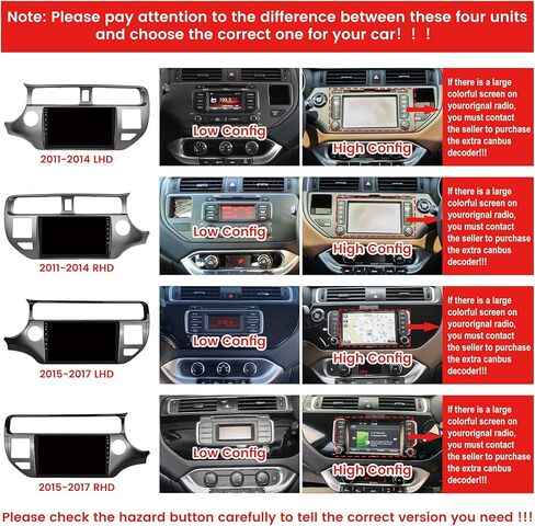 [2G 64G] Android Car Stereo FM Radio Carplay Android Auto 9 بوصة شاشة لمس وحدة رأسية مشغل وسائط مع كاميرا احتياطية لكيا ريو 2015 2016 2017 in Kuwait