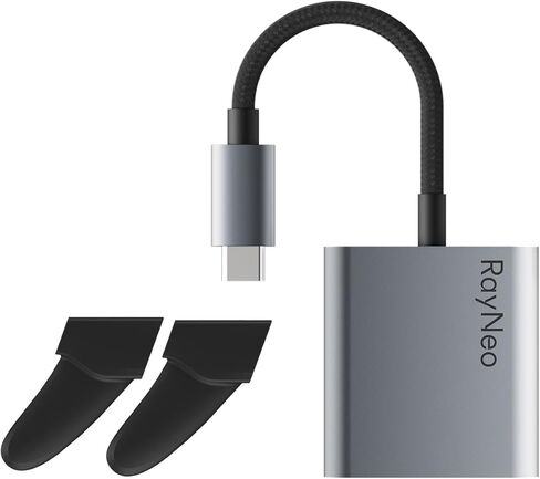 RayNeo USB-C إلى محول شحن النظارات وحزمة أنبوب الصوت in Kuwait