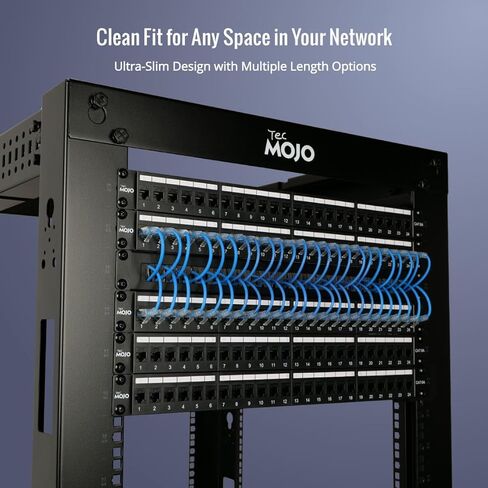 كابل إيثرنت Cat6a 2ft فائق النحافة مدرج من Tecmojo، 30AWG 100% من النحاس النقي، كابل شبكة 10 جيجابت في الثانية 550 ميجا هرتز لجهاز التوجيه والمودم وXbox والكمبيوتر المحمول والخوادم، 12 حزمة، أزرق in Kuwait