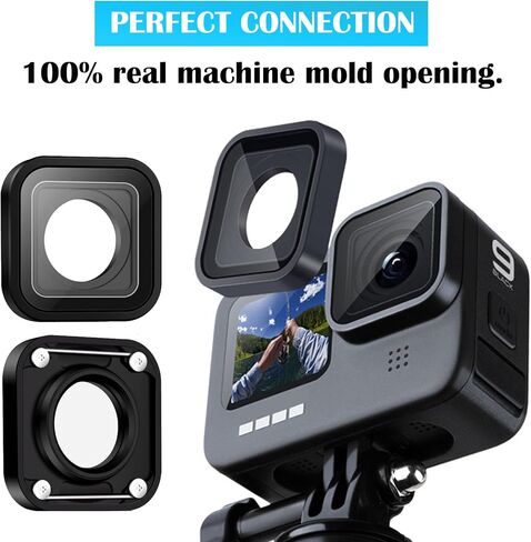 Protective Lens Replacement for GoPro Hero 9/10/11/12/13 Black,Camera Anti-Scratch UV Glass Lens Protective Cover Repair Parts Accessories Compatible for Gopro Hero 13 Hero 12 Hero 11 Hero 10 Hero 9 in Saudi Arabia