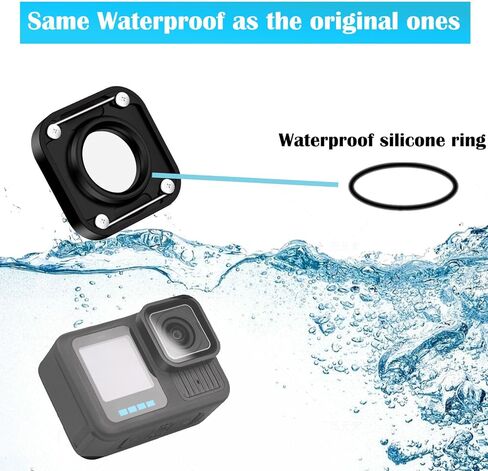 Protective Lens Replacement for GoPro Hero 9/10/11/12/13 Black,Camera Anti-Scratch UV Glass Lens Protective Cover Repair Parts Accessories Compatible for Gopro Hero 13 Hero 12 Hero 11 Hero 10 Hero 9 in Saudi Arabia