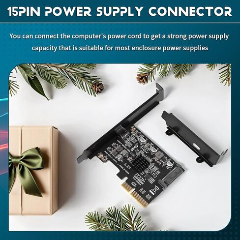 بطاقة USB PCIE من النوع C PCI-Express 4X إلى USB 3.2 Gen 2X2 (20 جيجابت في الثانية) مجموعة شرائح ASM3242 لنظام التشغيل 8/10/Linux in Kuwait