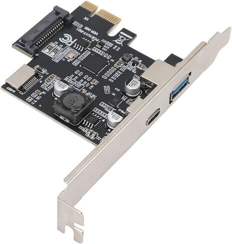 USB 3.2 Gen1 Expansion Card, PCIE 1X to USB A Type C Type E Adapter Card with Chipset, for 7 8 10 11 2003 Systems in Saudi Arabia