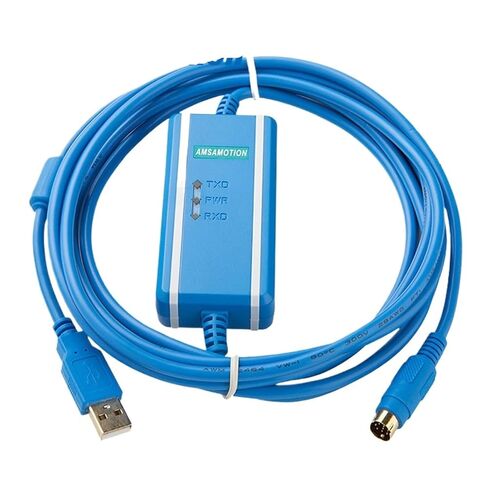 FX-USB-AW مناسب لكابل برمجة سلسلة FX3U FX3G 1N 2N 1S الذي تم استبداله USB-SC09-FX in Kuwait