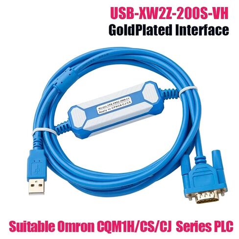 كابل برمجة مطور USB-XW2Z-200S-VH لسلسلة CQM1H / CPM2C USB إلى RS232 لـ COM1/cm2a/cs in Kuwait