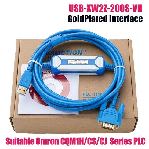 كابل برمجة مطور USB-XW2Z-200S-VH لسلسلة CQM1H / CPM2C USB إلى RS232 لـ COM1/cm2a/cs in Kuwait