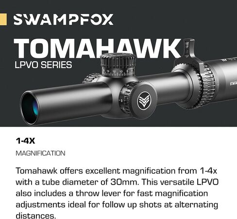Swampfox Tomahawk LPVO Guerrilla Dot in Saudi Arabia