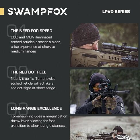 Swampfox Tomahawk LPVO Guerrilla Dot in Saudi Arabia
