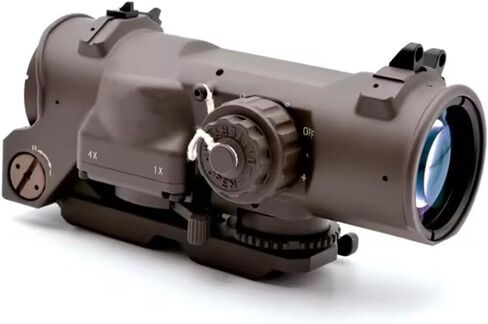 Riflescope 1x-4x نطاق ثنائي الغرض ثابت باللون الأحمر مضاء بمنظار نقطة حمراء in Kuwait