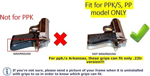 New Handmade reproductive Padauk Wood Grips Compatible with Compatible with PPK/S, PP, New PPK/S .22 LR, Checker and Flower Engraved #PPKS01 in Saudi Arabia