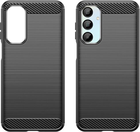 حافظة هاتف Asuwish لهاتف Samsung Galaxy A16 5G/4G مع غطاء واقي شاشة من الزجاج المقسى وإكسسوارات خلوية نحيفة من مطاط السيليكون الهجين الناعم الواقي من ألياف الكربون للنساء والرجال باللون الأسود in Saudi Arabia