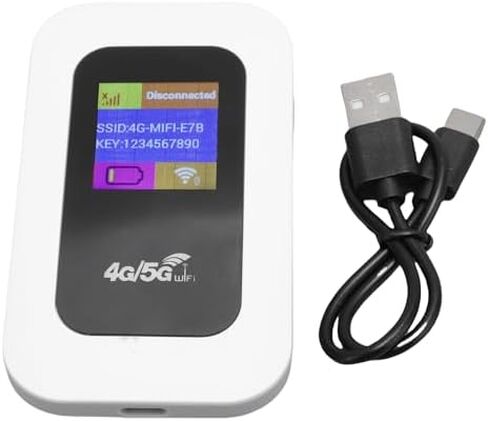 LICAEVEY 4G LTE WiFi نقطة اتصال متنقلة، نقطة اتصال WiFi محمولة، لا حاجة لبطاقة SIM، 10 أجهزة متصلة، جهاز شبكة لاسلكية للجيب في جميع أنحاء العالم للسفر والمنزل والعمل والمقهى in Kuwait