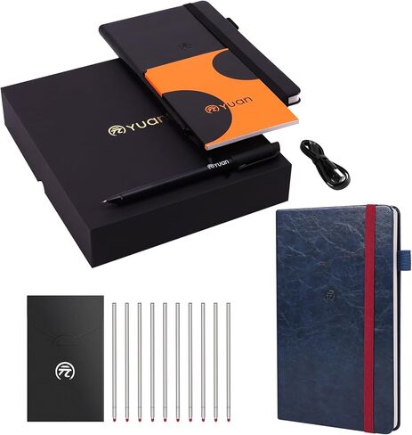 Smartpen Writing Set and Notebook and Pen Refilll, Digital Smart pens for Note Taking, Real-time Sync for Digitizing, Storing, and Sharing Paper Notes, Compatible with ipad, iPhone and Android Smartph in Saudi Arabia