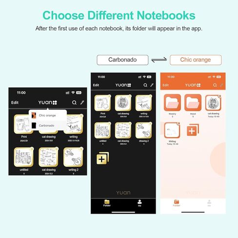 Smartpen Writing Set and Notebook and Pen Refilll, Digital Smart pens for Note Taking, Real-time Sync for Digitizing, Storing, and Sharing Paper Notes, Compatible with ipad, iPhone and Android Smartph in Saudi Arabia