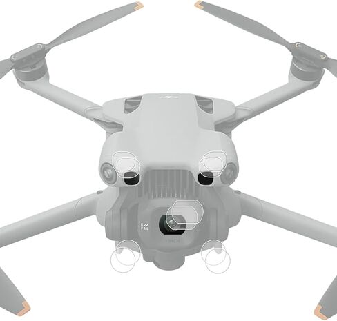 واقي شاشة لـ DJI Mini 5 Pro، طبقة من الزجاج المقوى 9H مقاومة للصدمات ومضادة لبصمات الأصابع وحساسة للغاية، عبوتان in Kuwait