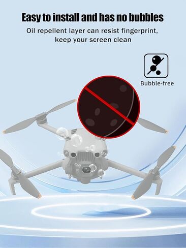 واقي شاشة لـ DJI Mini 5 Pro، طبقة من الزجاج المقوى 9H مقاومة للصدمات ومضادة لبصمات الأصابع وحساسة للغاية، عبوتان in Kuwait