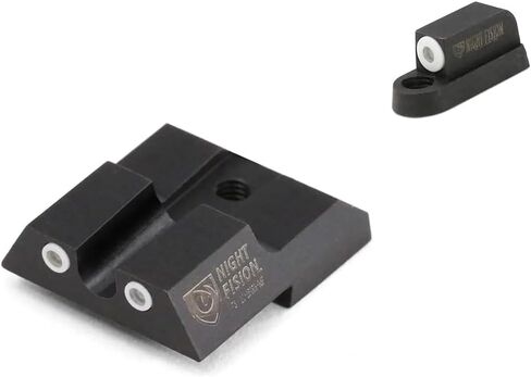 Night Fision Tritium Night Sight Set for CZ USA P-07/P-09 - Perfect Dot Front Sight with Added Daytime Ring - Front Ring Color Options - Various Sight Styles in Kuwait